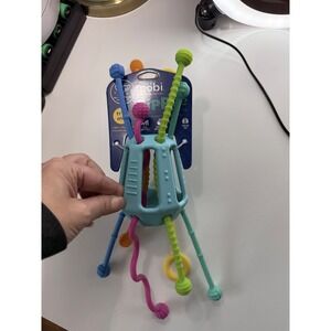 Mobi Zippee Activity Toy for Babies 18 Months BPA Free Textured Cords